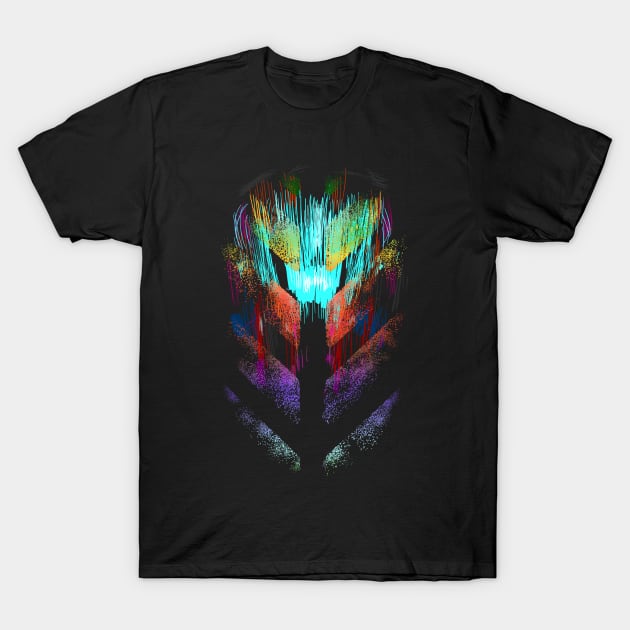 Scifi alien techno head T-Shirt by Nikokosmos